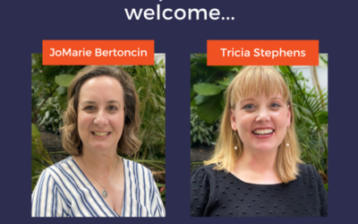 Welcome, Jo Marie and Tricia!